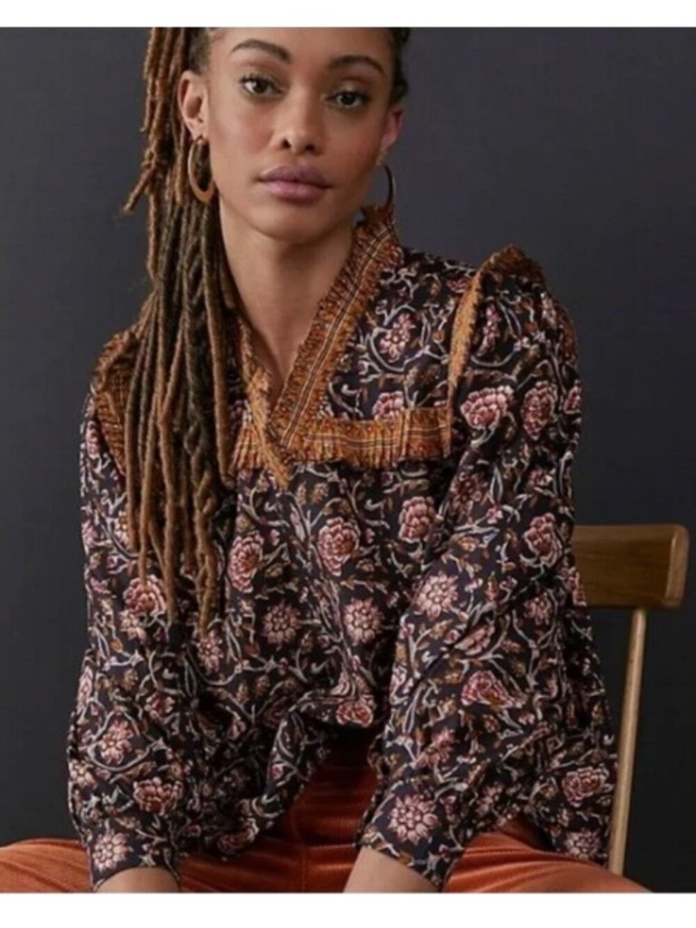 Anthropologie Othilia Sera Ruffled Blouse